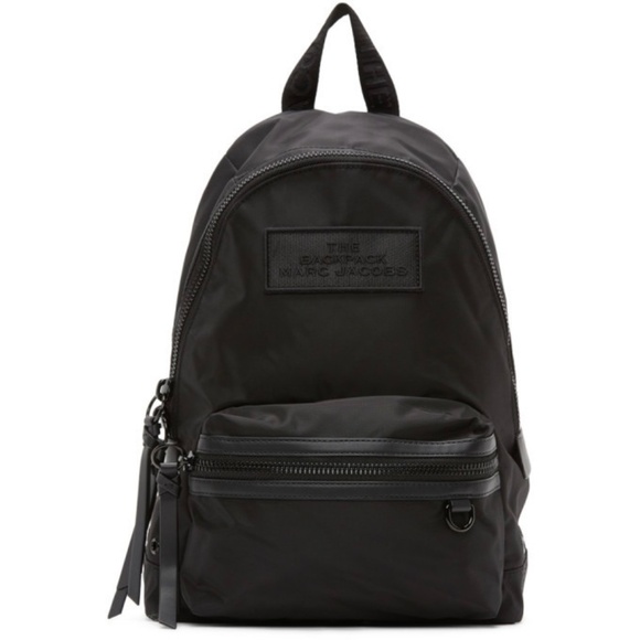 Marc Jacobs Black Nylon Backpack